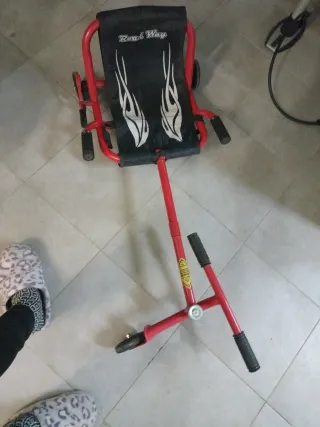 Go Kart Rojo y Negro