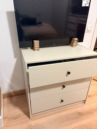 Cajonera blanca 3 cajones