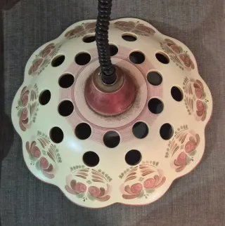 Lámpara de cocina cerámica vintage