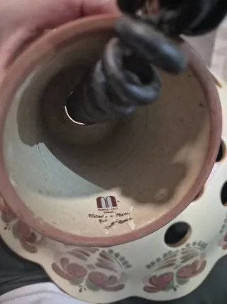 Lámpara de cocina cerámica vintage