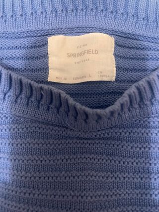 Jersey Springfield Mujer Talla L Azul