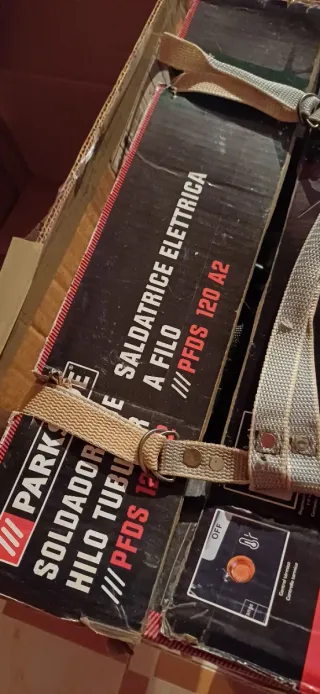 Soldadora de hilo Parkside PFDS 120 A2 + Careta