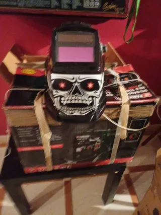 Soldadora de hilo Parkside PFDS 120 A2 + Careta