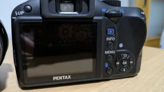 Cámara Pentax K-m Negra