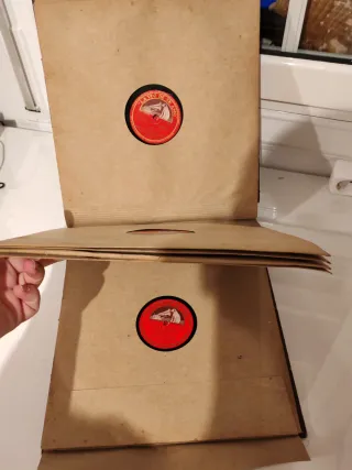 Álbum discos pizarra. 12 discos.