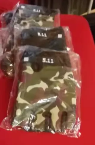 Guantes de dedo cortado camuflaje