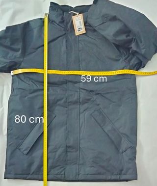 Parka Roly Hombre. Talla M. Negra