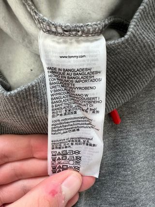 Chándal Gris Tommy Hilfiger Talla S