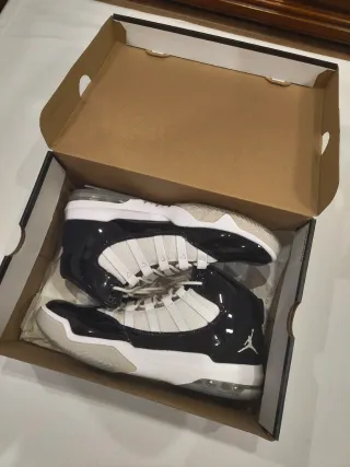 Jordan Max Aura Negro Blanco Talla 45