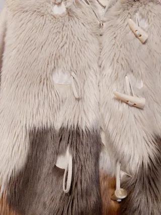 Abrigo pelo sintético Salsa mujer