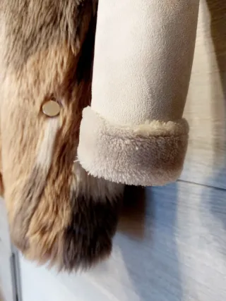 Abrigo pelo sintético Salsa mujer