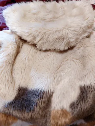 Abrigo pelo sintético Salsa mujer