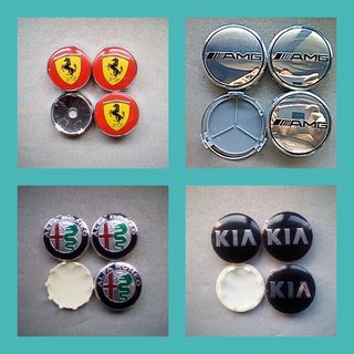 Tapabujes centro rueda Kia Ferrari Alfa Romeo Kia