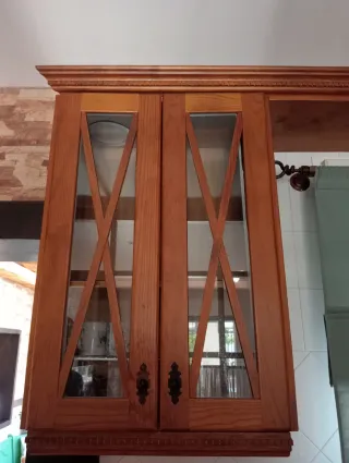 Muebles de cocina rústicos de madera