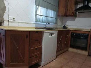 Muebles de cocina rústicos de madera