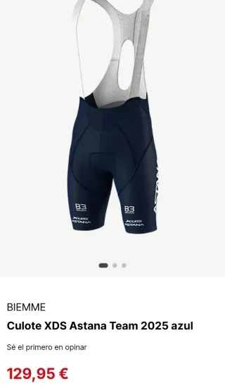 Culotte Biemme team xds Astana S