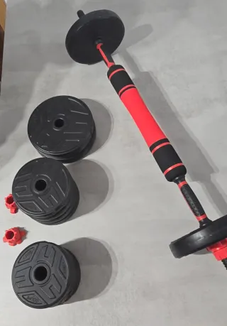 Kit Mancuernas Ajustables Pesas Gimnasio