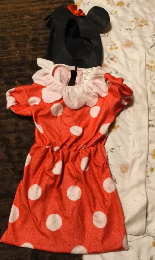 Disfraz niña ratoncito 2-4 años