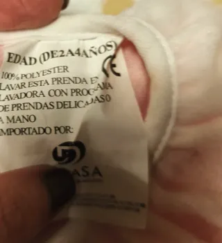 Disfraz niña ratoncito 2-4 años