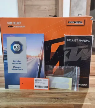 Casco KTM Negro Naranja