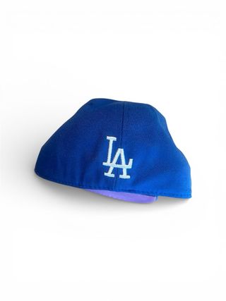 Cappellino New Era Blu con Fiori Viola