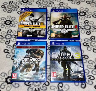 Lote 4 Juegos PS4