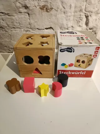 Cubo ad incastro in legno Small Foot