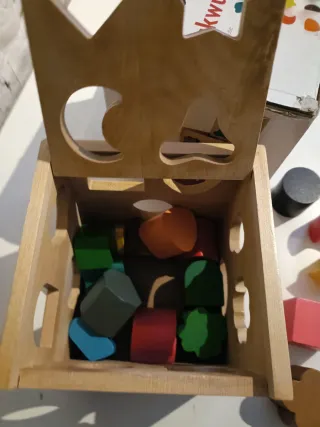 Cubo ad incastro in legno Small Foot