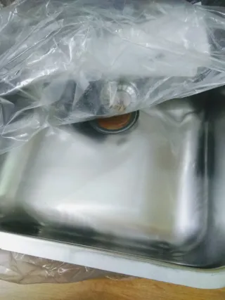 Fregadero de cocina de acero inoxidable