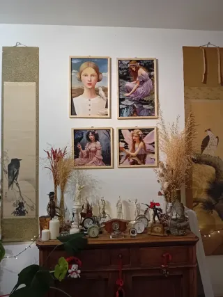 Dipinto olio tela su tavola 40x40