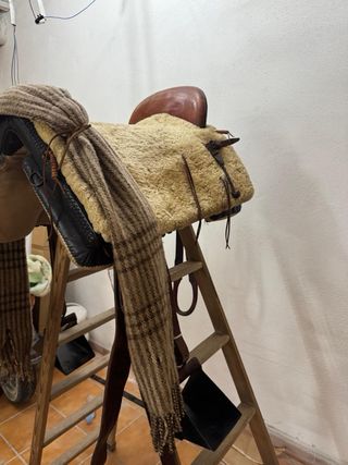 Silla de montar a caballo / amazona