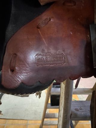 Silla de montar a caballo / amazona