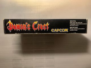 Demon's Crest Super Nintendo SNES Capcom