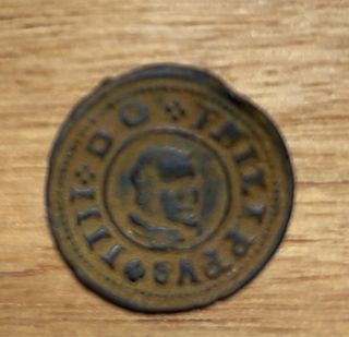 Moneda 8 Maravedís Antigua Felipe IV año 1662