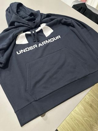 Sudadera Under Armour Azul Marino con Capucha