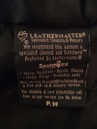 Chaqueta Piel RT Internacional Talla XXL