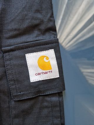 Pantalones Cargo Carhartt WIP Gris Oscuro Talla L
