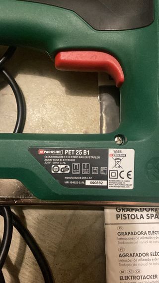 Grapadora Eléctrica Parkside PET 25 B1
