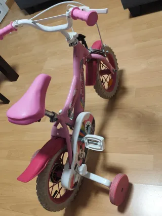 Bicicleta niña rosa seminuevo