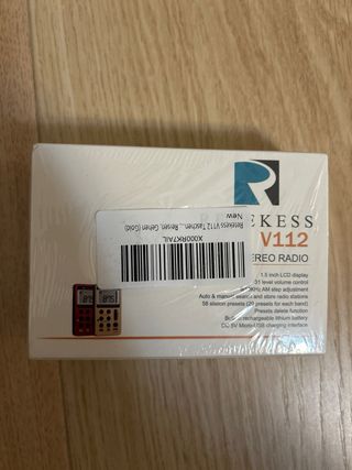 Radio Portátil Retekess V112 FM/AM
