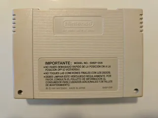 Prince of Persia SNES PAL Version Esp