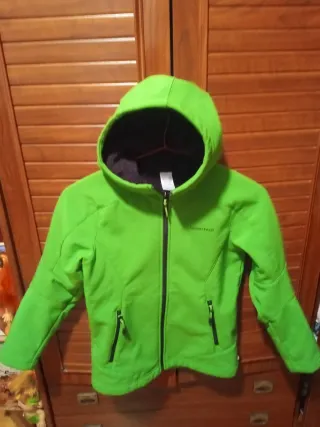 Chaqueta Polar Quechua Verde TALLA 10 AÑOS