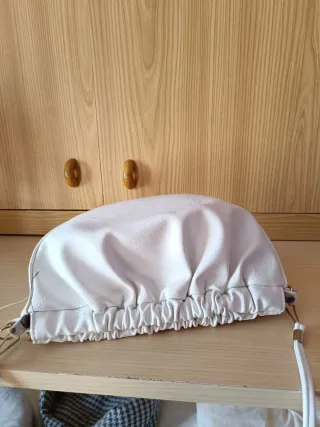 Borsetta ecopelle bianca