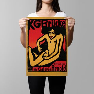 Póster “Die Brücke - Galería Arnold”