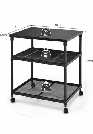 Carrito auxiliar oficina con ruedas