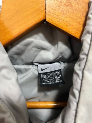 Piumino Nike Grigio con Cappuccio Uomo L