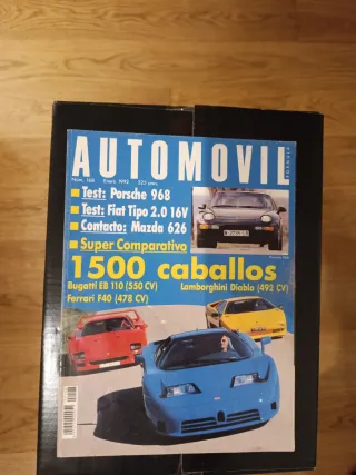 REVISTA AUTOMÓVIL NÚMERO 168 ENERO 1992