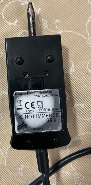 Cable Enchufe Plancha Regulador