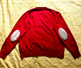 Jersey Burberry Lana Merino Rojo