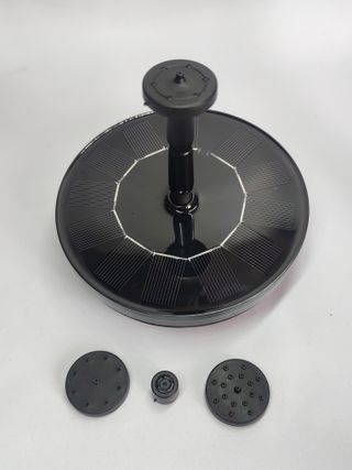 Fuente con placa Solar - estanque, fuente, jardin